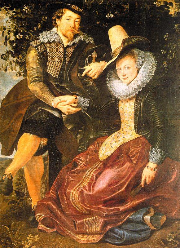 Peter Paul Rubens Rubens with His First Wife, Isabella Brandt, in the Honeysuckle Bower